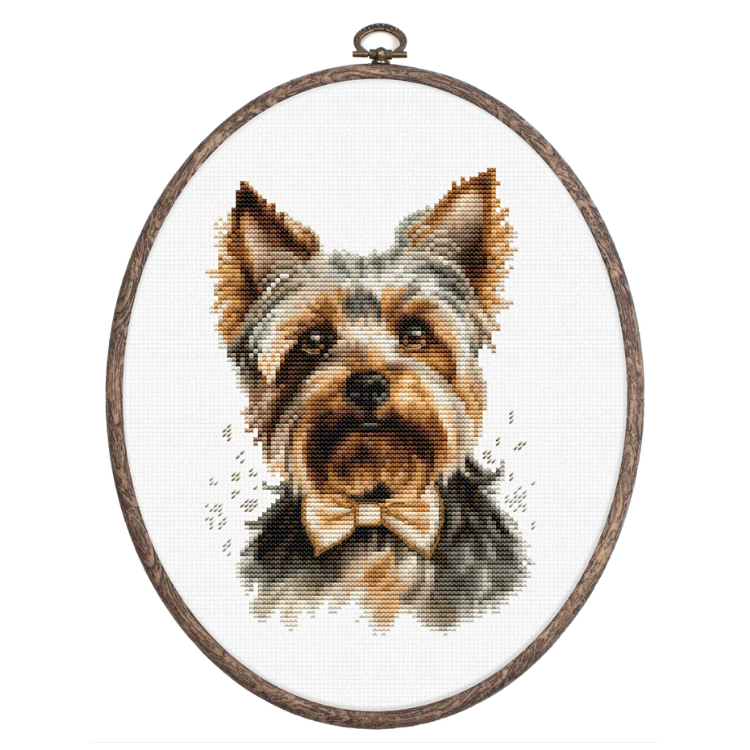 (image for) The Yorkshire Terrier Counted Cross Stitch Kit